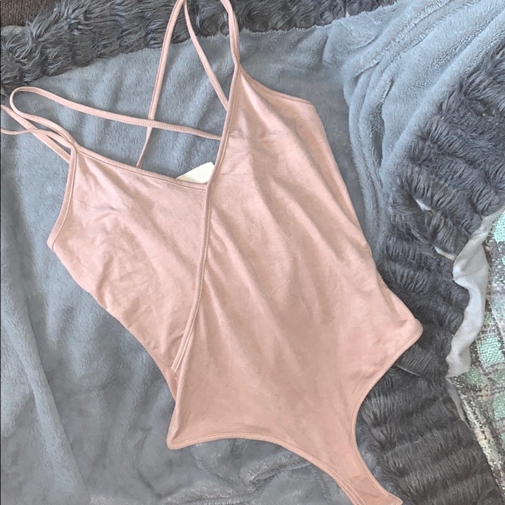 Cream one piece (thong)